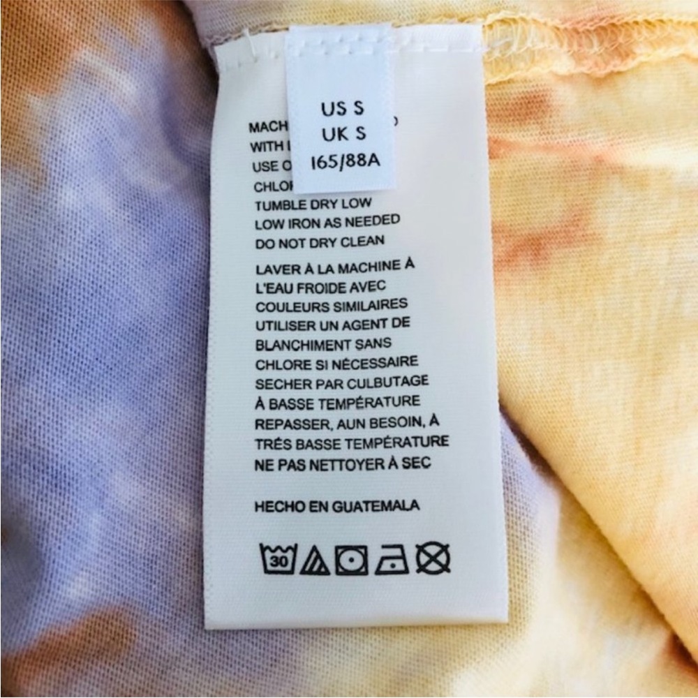 Free People/We The Free - Be Free Tie-Dye Long Sleeve Tee (Oversized) NWT - Picture 12 of 14